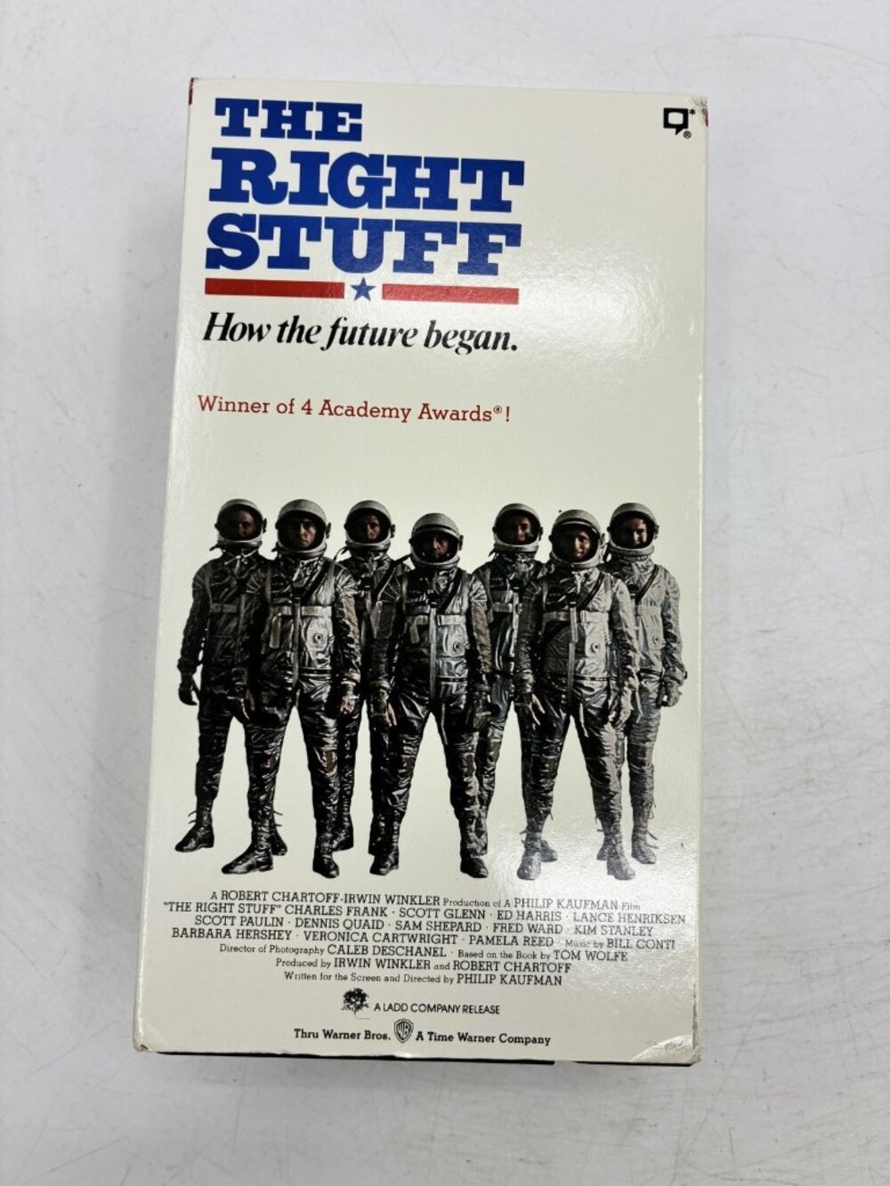 The Right Stuff VHS 1983 Winner of 4 Academy Awards Philip Kaufman Classic